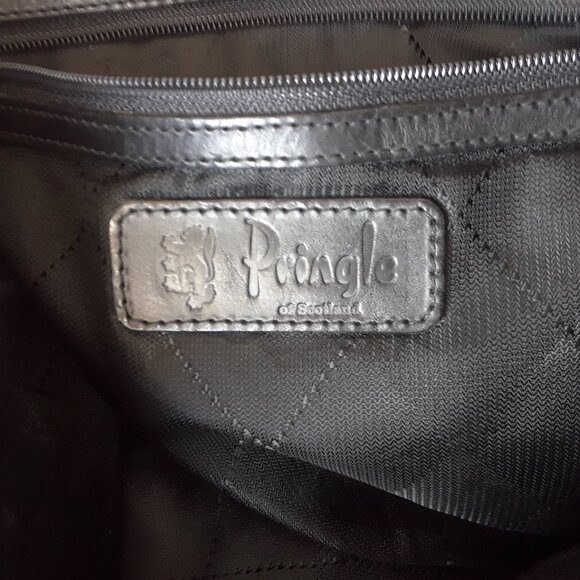 Pringle of Scotland Wool & Leather Shoulder Bag - Picture 11 of 14